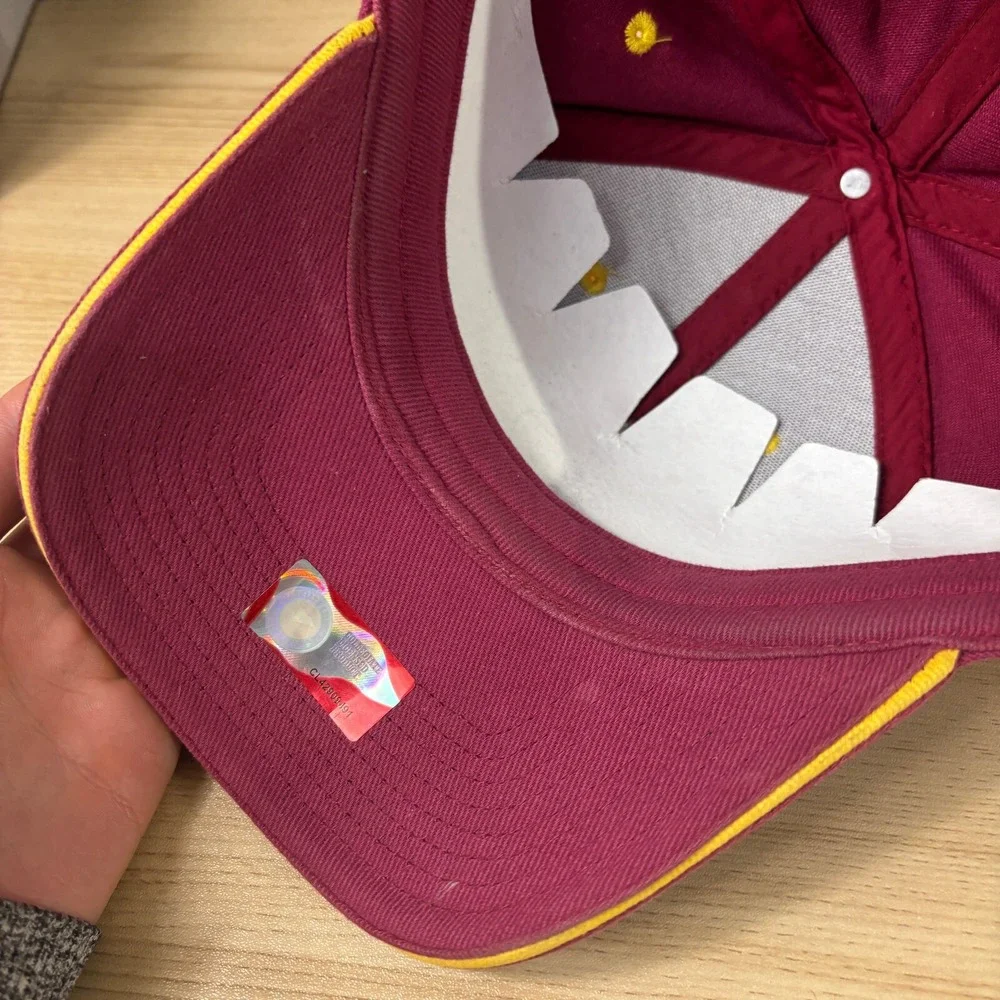 Arizona State Sun Devils Hat Cap Strap Back Maroon Adjustable‎ NCAA
